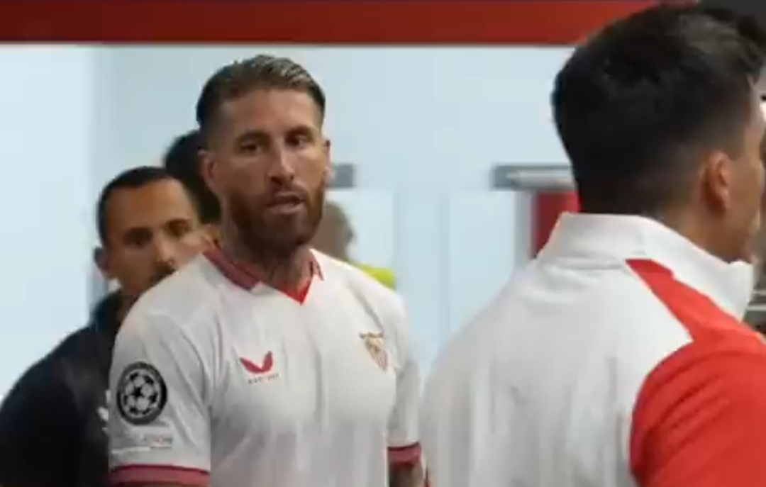 (Vídeo) Sergio Ramos anima al grupo tras el empate