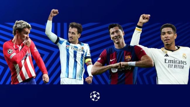 Los equipos españoles ya conocen a sus rivales para los octavos de Champions. Imagen: UEFA