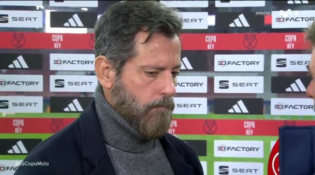 😠 El motivo del enfado de Quique con el club