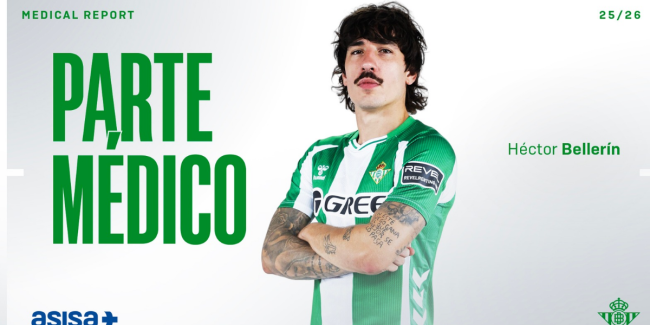 El Betis anuncia la lesión de un titular indiscutible que se pierde el derbi