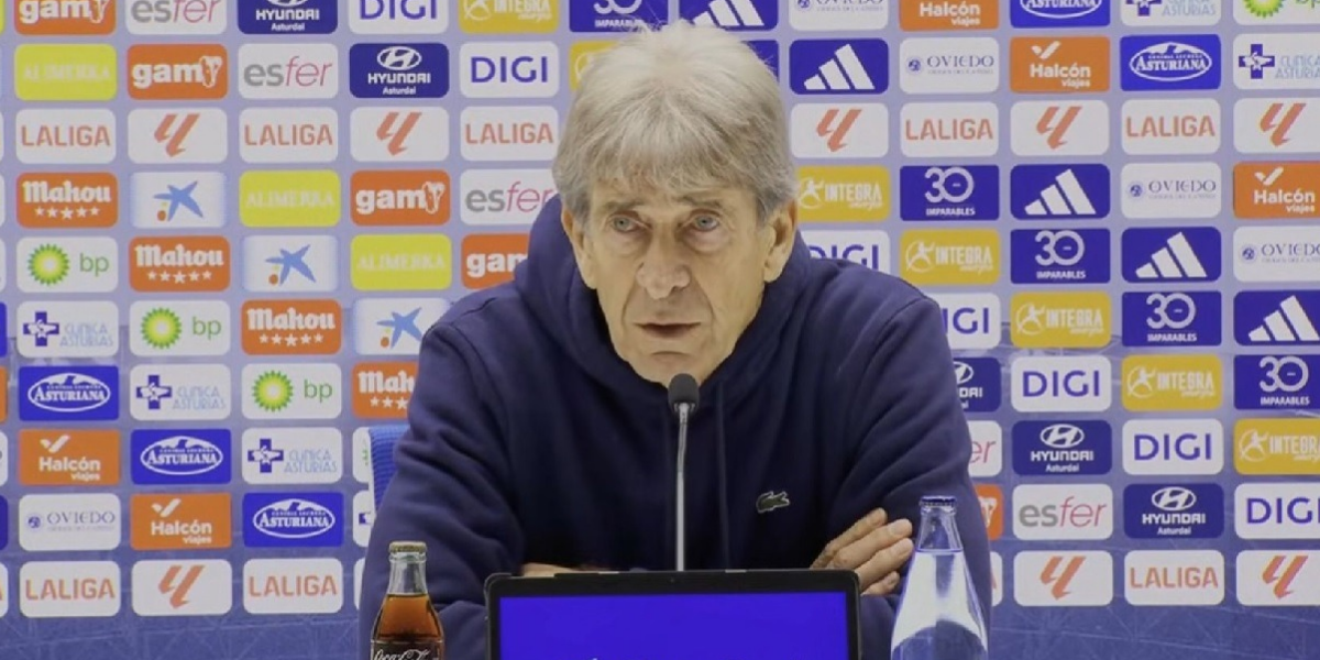 Pellegrini en rueda de prensa 