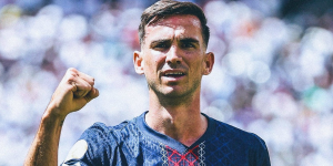 Fabián Ruiz celebrando un gol con el PSG