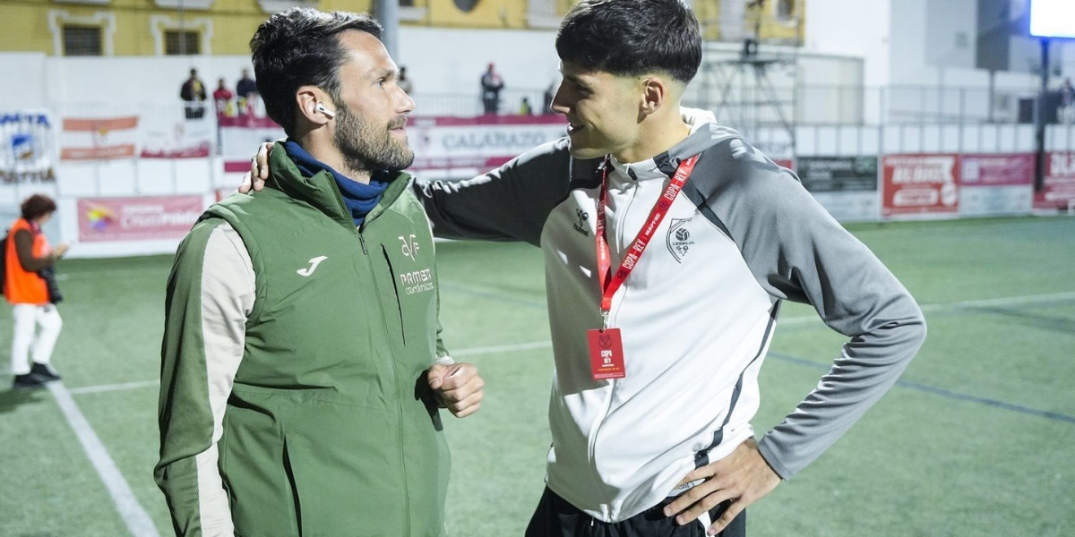 Alfonso Pedraza con su sobrino, José Pedraza 