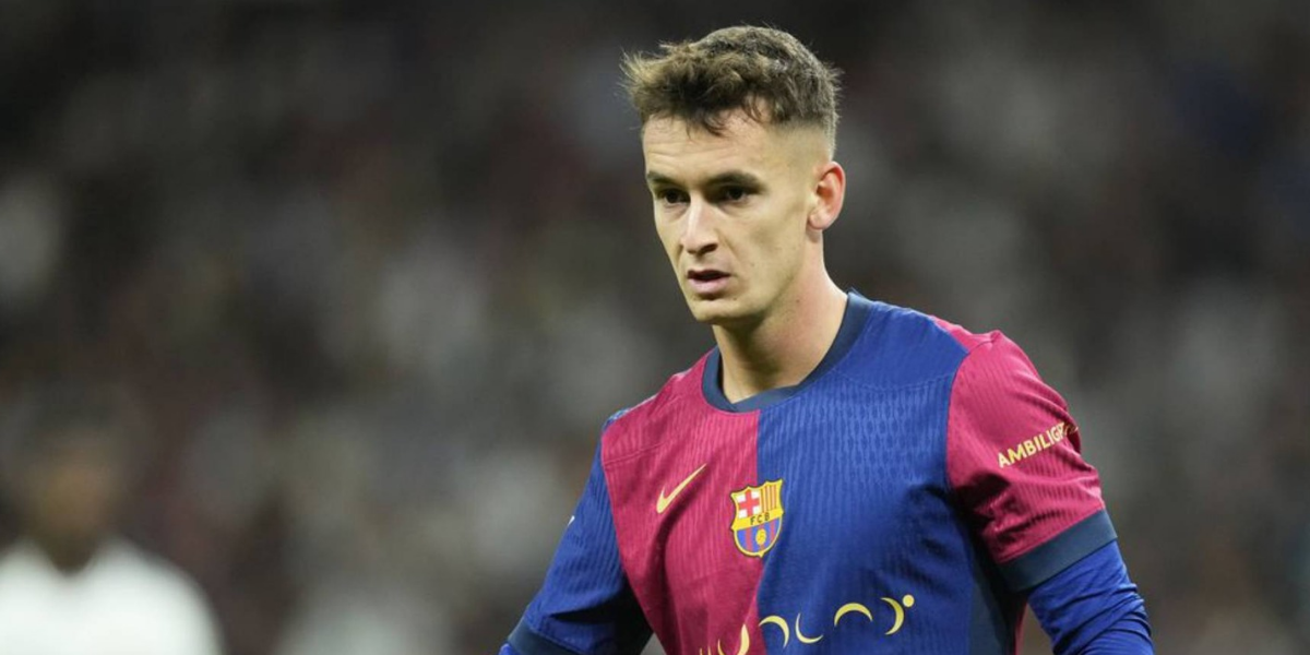 Marc Casadó en uno de sus primeros partidos con el Barça