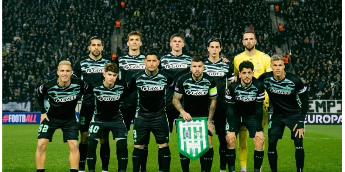 Once del Real Betis Balompié contra el PAOK