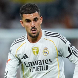 Dani Ceballos jugando con el Real Madrid