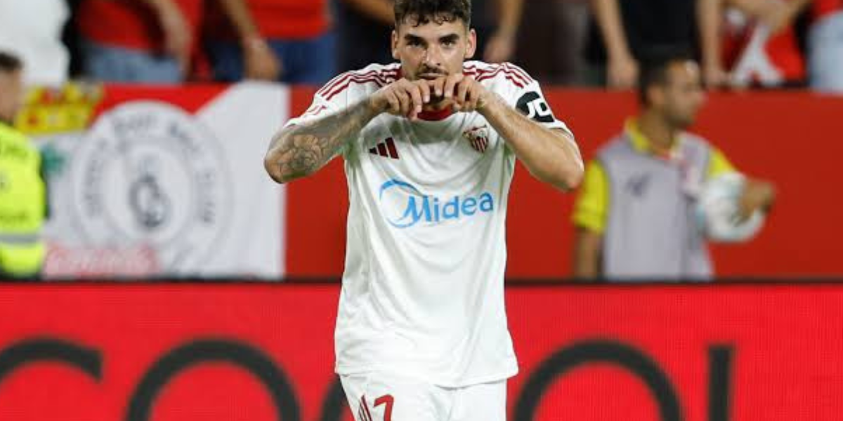 Isaac Romero celebra un gol 