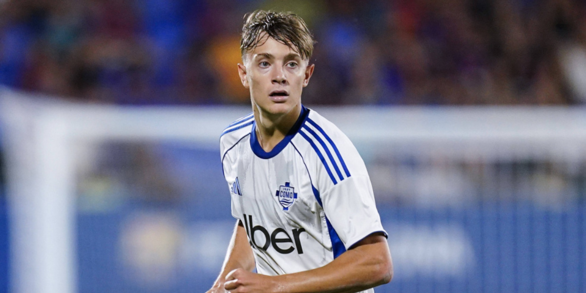 Jesús Rodríguez con el Como 1907 