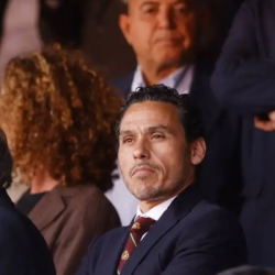 José María del Nido y Pepe Castro en el palco del Sánchez Pizjuán