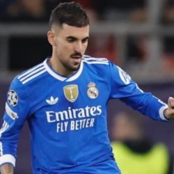 Dani Ceballos con el Real Madrid