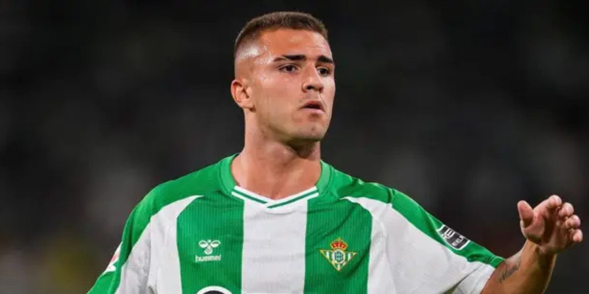 Pablo García con el Betis 