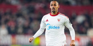 Djibril Sow con el Sevilla FC