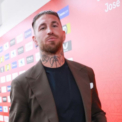Sergio Ramos en su despedida