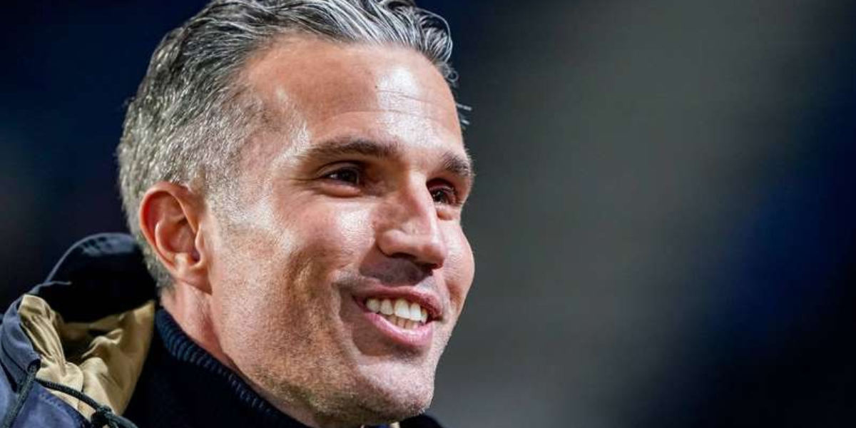 Van persie entrenando 