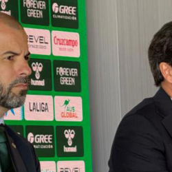 Manu Fajardo y Ángel Haro en rueda de prensa