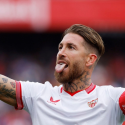 Sergio Ramos celebrando un gol