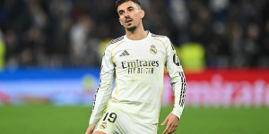 Dani Ceballos lamentándose