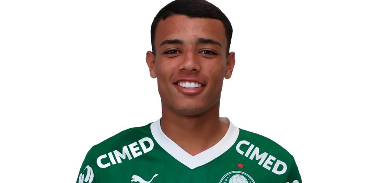 Robson Fernándes con la camiseta del Palmeiras 