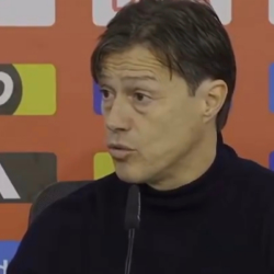 Matías Almeyda en rueda de prensa tras el empate frente al Girona