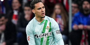 Antony celebrando su gol en el Metropolitano
