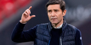 Marcelino García toral dirigiendo al Villarreal