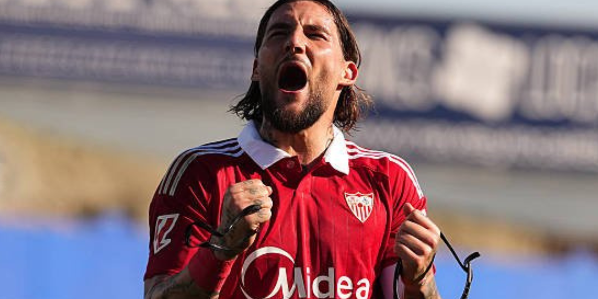 Gudelj celebra la victoria en Getafe