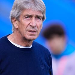 Manuel Pellegrini en el Coliseum