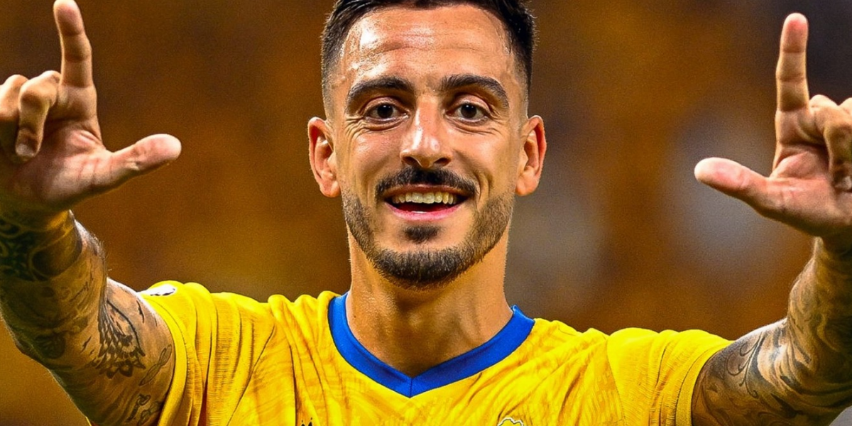 Joselu Matos celebrando gol