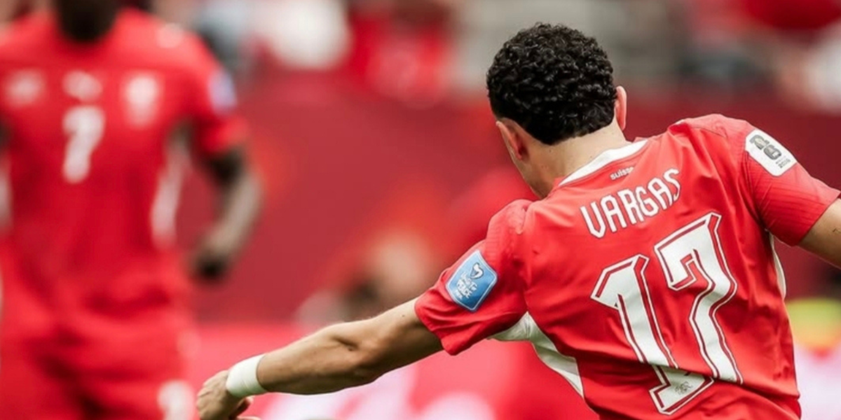 Rubén Vargas en el Mundial